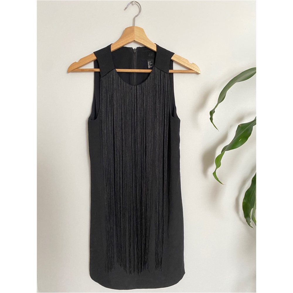 H&M Tassel Fringe Flapper Style Dress